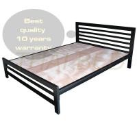 ราคา โครงเตียงเหล็ก 6ฟุต เตียงเหล็กพื้นไม้ แข็งแร็งมากๆ Steel Bed Condo Bed เตียงเหล็กหนา เตียงเหล็กไม่มีเสียงดัง เตียงเหล็กสำหรับคอนโด (472502023)