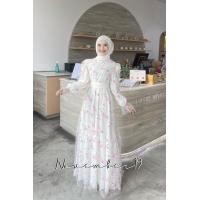 ราคา เดรสมุสลิม เดรสยาว เดรสแฟชั่น เดรสออกงาน ชุดเดรสใส่ไปงานแต่ง ชุดเดรสใส่รายอ ชุดมุสลิม ชุดอิสลาม เจ้าสาวมุสลิม ชุดนิกะห์ (20764175883)