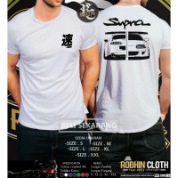 ราคา เสื้อยืดรถ Toyota Supra Mk4 ด้านหน้าและด้านหลัง jdm (20758301650)