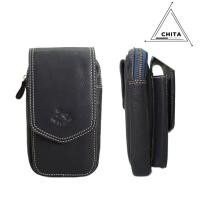 ราคา Delonchi 2 ช่องกระเป๋าใส่โทรศัพท์ร้อยเข็มขัด กระเป๋าใส่โทรศัพท์ กระเป๋าเข็มขัด Vertical Holster belt bag (18799909403)