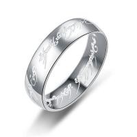ราคา Lord of the Rings Stainless Steel Simple Couple Ring Women Men Rings (14040835367)