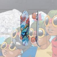 ราคา สเก็ตบอร์ดเพนนี่ penny Board Motif ล้อกระพริบ ขนาด22นิ้ว มีด้ามจับเด็กและผู้ใหญ่ มี6ลาย (8705461458)