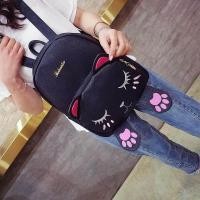 ราคา LK Fashion สินค้าพร้อมส่ง กระเป๋า แฟชั่น เป้ กระเป๋าเป้สะพายหลัง ปักรูปหน้าแมว น่ารัก แฟชั่นเกาหลี (932756818)