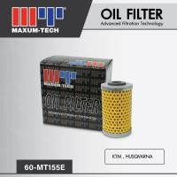 ราคา กรองน้ำมันเครื่อง มอเตอร์ไซต์ KTM DUKE RC200 HUSQVARNA ยี่ห้อ MAXUM TECH 60 MT155E (12991020348)