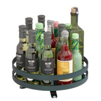 ราคา ชั้นวาง ชั้นวางเครื่องปรุงหมุน360องศา ชั้นวางเอนกประสงค์ เครื่องปรุงรสแบบหมุนได้ หมุนได้ 360 องศา ถาดเก็บเครื่องสำอาง ชั้นวางของครัว (18729247074)