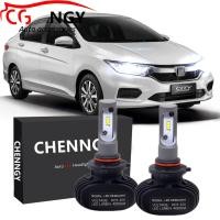 ราคา สำหรับฮอนด้าซิตี้ GM6 6ThGenปี2014 2019 CG LED ไฟหน้าหลอดไฟหน้าชุดแทนที่ฮาโลเจนชุด2 (16372224042)