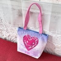 ราคา กระเป๋าผ้าแคนวาส ลายsweet heart มีซิบใบเล็ก พร้อมส่ง tulip atsun (17787944036)