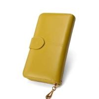ราคา Women Wallet Leather Card Coin Holder Money Clip Long Clutch Phone Wristlet Trifold Zipper Cash Photo Famous Brand Female Purse (20212155017)