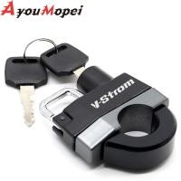 ราคา For SUZUKI DL250 DL650 V Strom DL1000 DL 650XT 1000XT Motorcycle Accessories Anti theft Helmet Lock Security (13609604534)