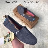 ราคา Newรองเท้าแฟชั่นTOMSรองเท้าผ้าใบทอม รองเท้าผ้าใบผู้หญิง ตรงปก สวยมาก ผ้าเนื้อดี สินค้าขายดี (14595092222)