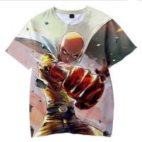 ราคา ญี่ปุ่นอะนิเมะ One Punch Man 3D T เสื้อผู้หญิงผู้ชายเด็กชายเด็กหญิงฤดูร้อนแขนสั้นตลก Tshirt เสื้อยืดกราฟิกไซตามะ Oppai คอสเพลย์ (8011436311)