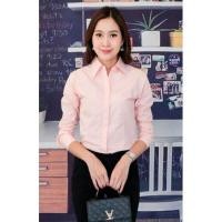 ราคา เสื้อเชิ้ตหญิง พาสเทล แขนยาว โพสนี้ 5 สี ขาว โอรส เขียวหยก สีกะปิ เหลืองครีมอ่อน ไซส์ 34 52 (18735404535)