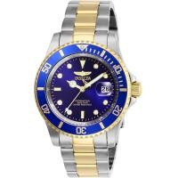 ราคา Invicta Mens Pro Diver Quartz Watch with Stainless Steel Strap Two tone Blue (20427429036)