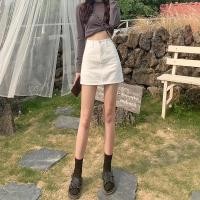 ราคา กระโปรงยีนส์สั้นสีดำไซส์ใหญ่กระโปรงผู้หญิงกระโปรงทรงเอเอวสูงสำหรับสาวอวบปี2023กระโปรงรัดสะโพกใส่แล้วดูผอมเพรียว (8867416972)