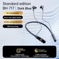 ราคา MC BH717 Bluetooth Earphone Wireless Headset Hanging Neck Noise Cancelling Sports In ear Bluetooth Headset 5 2 Headphones With Mic (20620787314)