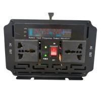 ราคา คลื่นดัดแปลง1000W DC 12V24V เป็น AC 110V220V 50HZ60HZ UPS Power Inverter พร้อมเครื่องชาร์จแบตเตอรี่ (20901190855)