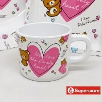 ราคา ขายแยกชิ้น Rilakkuma Heart จานข้าวเด็ก ชาม ถาดหลุม แก้วน้ำ ช้อนส้อม เมลามีน ลายการ์ตูนริลัคคุมะ Superware ศรีไทยซุปเปอร์แวร์ 1 ชิ้น item sell SEPERATELY (15381465768)
