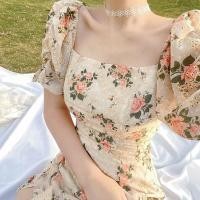 ราคา Zoey Studio ชุดเดรสผู้หญิง women shirt dress เดรสลายดอกไม้ เดรสชีฟองสวยๆ เดรสเรียบหรู 2021 ใหม่ 123021 (11967933596)
