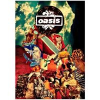 ราคา โปสเตอร์ วงดนตรี ร๊อค โอเอซิส Oasis โปสเตอร์วง A3 (20872873029)