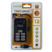 ราคา HHD USB HUBช่องต่อUSB 4 7Ports Ultra high Speed Hubฮับยูเอสบีเพิ่มช่องจำนวน4พอร์ต 7พอร์ตWith ตัวเพิ่มช่องUSB2 0ใช้กับเเฟลตได เมาส์ คีย์บอร์ด U ดิสก์ (20098177247)