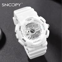 ราคา นาฬิกากันน้ำสำหรับกีฬานักเรียนจอแสดงผลคู่ Snoopy887 Jam Tangan Elektronik นาฬิกาแฟชั่นสไตล์เท่ๆมัธยมต้น (20698983783)