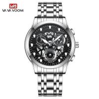 ราคา หนังกุ้งขายดีในเอเชียตะวันออกเฉียงใต้ VAVA VOOM แถบเหล็ก watches for men นาฬิกาข้อมือผู้ชายกันน้ำ hot (19636271238)
