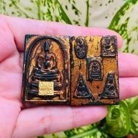 ราคา พระสมเด็จพิมพ์พุดซ้อน หลังเบญจภาคีเนื้อหยกเขียวเครื่องรางAmulets (15396180099)