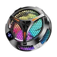 ราคา X42 Tablet Radiator Tablet Cooler Tablet Radiator RGB Colorful Lighting 10cm Magnetic Semiconductor Cooler Cooling Fan for Tablet (19684185666)