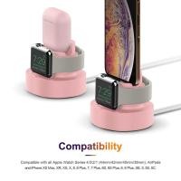 ราคา 2 in 1Charging สำหรับ Apple ชาร์จสำหรับที่ชาร์จ Apple Watch ขาตั้งนาฬิกาแอร์พอตสำหรับไอโฟน2 In 1 3 In 1ผู้ถือแท่นชาร์จ (988894537)
