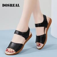 ราคา รองเท้าแตะรัดส้นชาย DOSREAL สำหรับผู้หญิงพื้นรองเท้ายางหนังแท้สไตล์ใหม่เกาหลีรองเท้าแตะผู้หญิง Espadrille (19808201012)