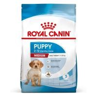 ราคา Royal Canin Medium Puppy dog ขนาด 15 kg อาหารลูกสุนัข แบบเม็ด พันธุ์กลาง (20569046339)