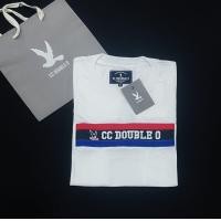 ราคา No 50 เสื้อยืดแขนสั้นคอกลม ลาย CC OO คาดอก งานปักงานป้าย ผ้าเด้งนุ่มมากๆทรงสวย Cotton100 (10296197689)