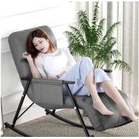 ราคา ก้าอี้โยก เก้าอี้พักผ่อน เก้าอี้นอน พนักพิงเก้าอี้ปรับได้ 6 ระดับ เก้าอี้โยกห้องนั่งเล่น โซฟา โยก Rocking Chair เก้าอี้นอนผู้ใหญ่ (21268760798)