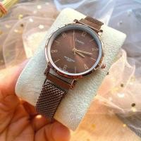 ราคา ลดจัดหนัก สินค้าขายดี นาฬิกาผู้หญิง Casio นาฬิกาข้อมือ ผญ นาฬิกาข้อมือแฟชั่น เรียบง่ายนาฬิกาควอต สายเลสแม่เหล็ก แฟชั่น สวยมาก (20575948998)
