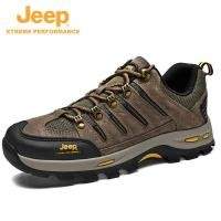 ราคา JEEP รองเท้าผู้ชาย 2022 ใหม่รองเท้าเดินป่าลื่นทนต่อการสึกหรอระบายอากาศรองเท้ากลางแจ้งปีนเขาเดินป่ารองเท้ากีฬาผู้ชาย (14822411532)