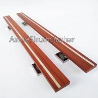 ราคา แอมป์ ที่จับประตู60ซม ดึงประตูประตูบ้านสี่เหลี่ยมด้าม4X1ซม ไม้สีน้ำตาลทั้งหมด ล็อคประตูสแตนเลส (21185485087)