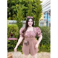 ราคา สาวอวบ จัสแถบทอง น่ารักไม่ไหว ห้ามใจไม่ซื้อไม่ได้จริงๆ ของต้องมีนะสาวอวบงานจั้มกางเกง ผ้าใส่สบายสะโพกยืดได้เยอะ (20606035853)