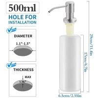 ราคา 500ML Kitchen Sink Liquid เครื่องจ่ายสบู่เหลวปั๊มสบู่เหลวสบู่ขวดอ่างล้างจาน Mount มือความดันเครื่องจ่ายสบู่เหลวขวด (21357723459)