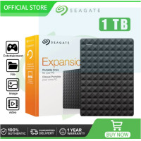 ราคา Seagate hdd 1tb 2tb expansion external hard disk ของแท้ ฮาร์ดดิสก์พกพา External Hard Drive รับประกัน 3 ปี (20910451725)