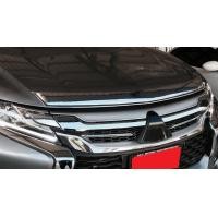 ราคา คิ้วกันแมลงฝากระโปรงหน้า Mitsubishi ปาเจโร สปอร์ต 2015 2018 Pajero Sport 2015 2018 ชุบโครเมี่ยม (8858649180)