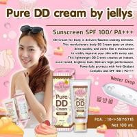 ราคา Jellys DD Cream ดีดีครีม ที่ดีที่สุด กันแดดทาตัวขาว SPF 100 เท่า ครีมกันแดดทาตัวขาวไว ขาวเร็ว ขาวไว ไม่แพ้ บีบีทาตัวขาวไม่วอก ปรับผิวขาวหัวเชื้อ (730580105)