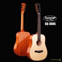 ราคา Sqoe กีตาร์โปร่ง โปร่งไฟฟ้า 36 นิ้ว รุ่น SQ 36DS (18560862067)