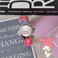 ราคา M ZONE8 นาฬิกา Hello Kitty สีสันสดใสลายดาว Sanrio น่ารักนาฬิกาเด็กขนาดใหญ่ลายการ์ตูนสายรัดข้อมือสุนัข Kulomi เพชร (19909756054)