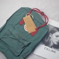 ราคา Fjallraven Kanken Fox ขนาดกลางคอมพิวเตอร์กระเป๋าเป้นักเรียนกระเป๋านักเรียน (19683053587)