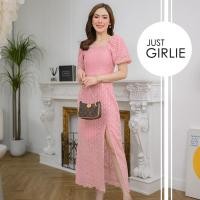 ราคา เดรสสีชมพู รวมเดรสสีชมพู ชุดออกงาน ธีมชมพู เดรสสวย ชุดแซกสีชมพู มีไซส์ S M L XL (21334912595)