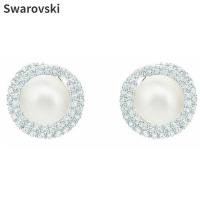 ราคา ต่างหูมุก สวารอฟสกี้ ออสเตรีย 925 เงินสเตอร์ลิงออกแบบมินิ Swarovski Austrian Pearl Stud Earrings in Minimalist Petite Design 925 Sterling Silver (21166156323)