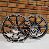 ราคา ล้อแม็ก Click 125i ขอบ 14 นิ้ว ชุดพร้อมยางนอก ยางใน สีขาวปัด ดำปัด ลาย 9 แฉก ครบชุดพร้อมใส่ได้เลย (21145050937)