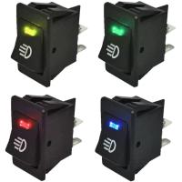 ราคา 4ชิ้น เซ็ตสากลรถไฟตัดหมอกโยกสวิทช์ Led แดชบอร์ด4pin 12โวลต์35a สวิทช์ชุด fast (15230184075)