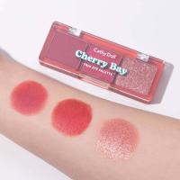 ราคา ถูก แท้ ส่งฟรี พาเลทท์ Cathy Doll Cheers Around Trio Eye Palette อายแชโดว์ ชิมเมอร์ กลิตเตอร์ ทาตา แต่งตา เกาหลี ตาวิ้ง (17252438511)