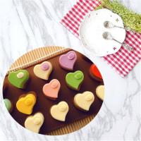 ราคา Idealhere 1Pcs 15โทรศัพท์มือถือ Heart Swirl กล่องช็อกโกแลตเค้กขี้ผึ้ง Melt Candy แม่พิมพ์อบซิลิโคน (19897616872)